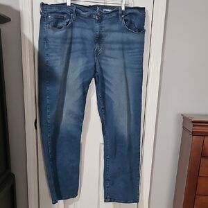 George Men's Denim Blue Straight Jeans